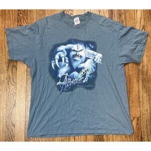 Vintage Alpengeist Busch Gardens Stone Cold Terror Rollercoaster Ride Shirt XL